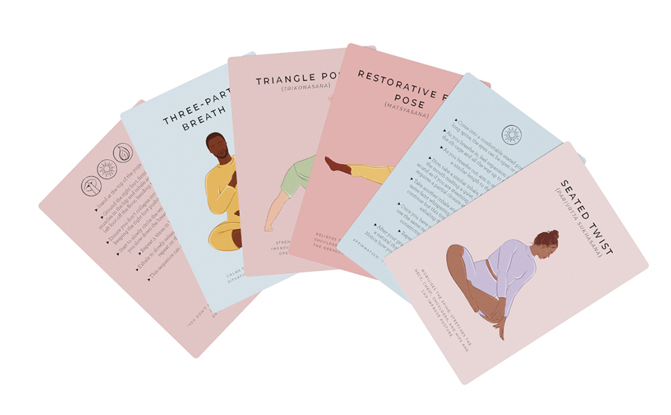 Yoga Anywhere Cards: 50 Simple Movements, Postures & Meditations for Any  Place, Any Time - The Rubin Museum of Art Online Shop